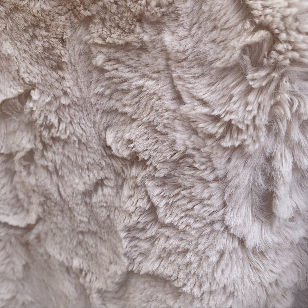 Anthropologie Maeve Faux Fur Tee in Cream - Picture 8 of 13